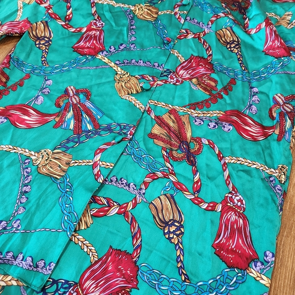 Vintage 90s gold label Victoria's Secret silk button down shirt size M/L retro - Picture 2 of 9